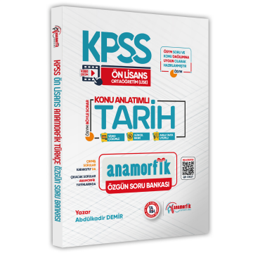KPSS Önlisans-Ortaöğretim Anamorfik Tarih Konu Anlatımlı Özgün Soru Bankası Dijital Çözümlü İnformal Yayınları
