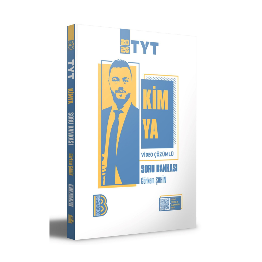 2026 TYT Kimya Video Çözümlü Soru Bankası Görkem Şahin Benim Hocam Yayınları
