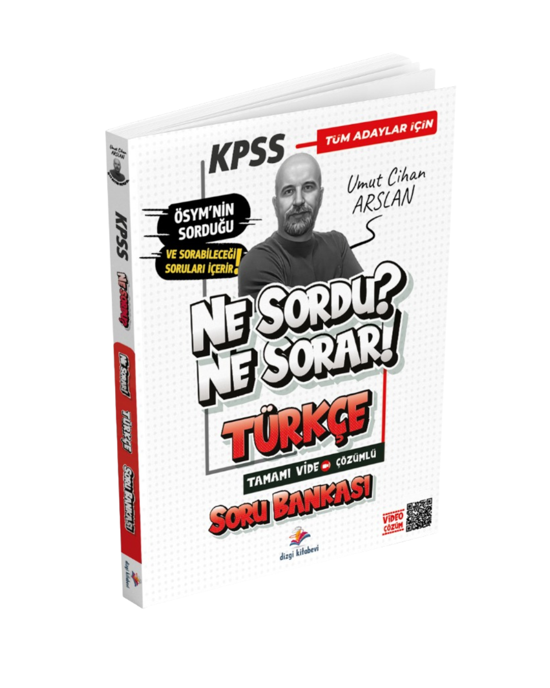 Dizgi Kitap 2026 KPSS Tüm Adaylar İçin Türkçe Ne Sordu Ne Sorar Tamamı Video Çözümlü Soru Bankası Umut Cihan Arslan