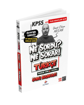 Dizgi Kitap 2026 KPSS Tüm Adaylar İçin Türkçe Ne Sordu Ne Sorar Tamamı Video Çözümlü Soru Bankası Umut Cihan Arslan