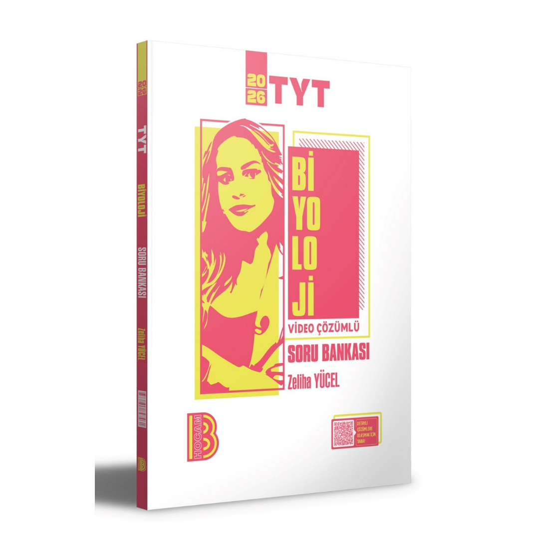 2026 TYT Biyoloji Video Çözümlü Soru Bankası Zeliha Yücel Benim Hocam Yayınları