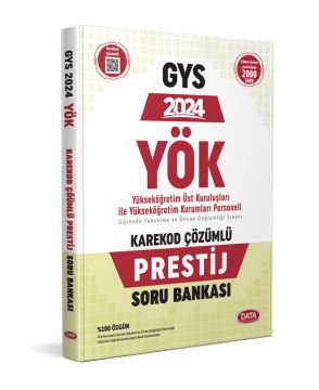 Yök Üst Kuruluşları İle Yök Personeli Gys Prestij Soru Bankası - Karekod Çözümlü Data Yayınları