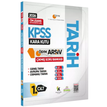 2026 KPSS Önlisans/Ortaöğretim Tarihin Kara Kutusu 1.Cilt ÖSYM Çıkmış Soru Bankası Konu Özetli Çözüm İnformal Yayınları