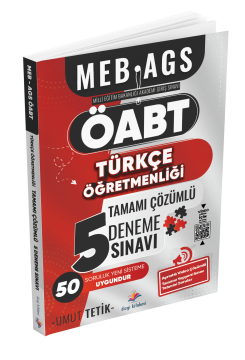 Dizgi Kitap Meb Ags Türkçe Öğretmenliği Tamamı Ayrıntılı Video Çözümlü 5 Deneme Sınavı Umut Tetik
