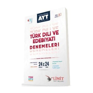 Limit Yayınları AYT Türk Dili ve Edebiyatı 24X24 Denemeleri