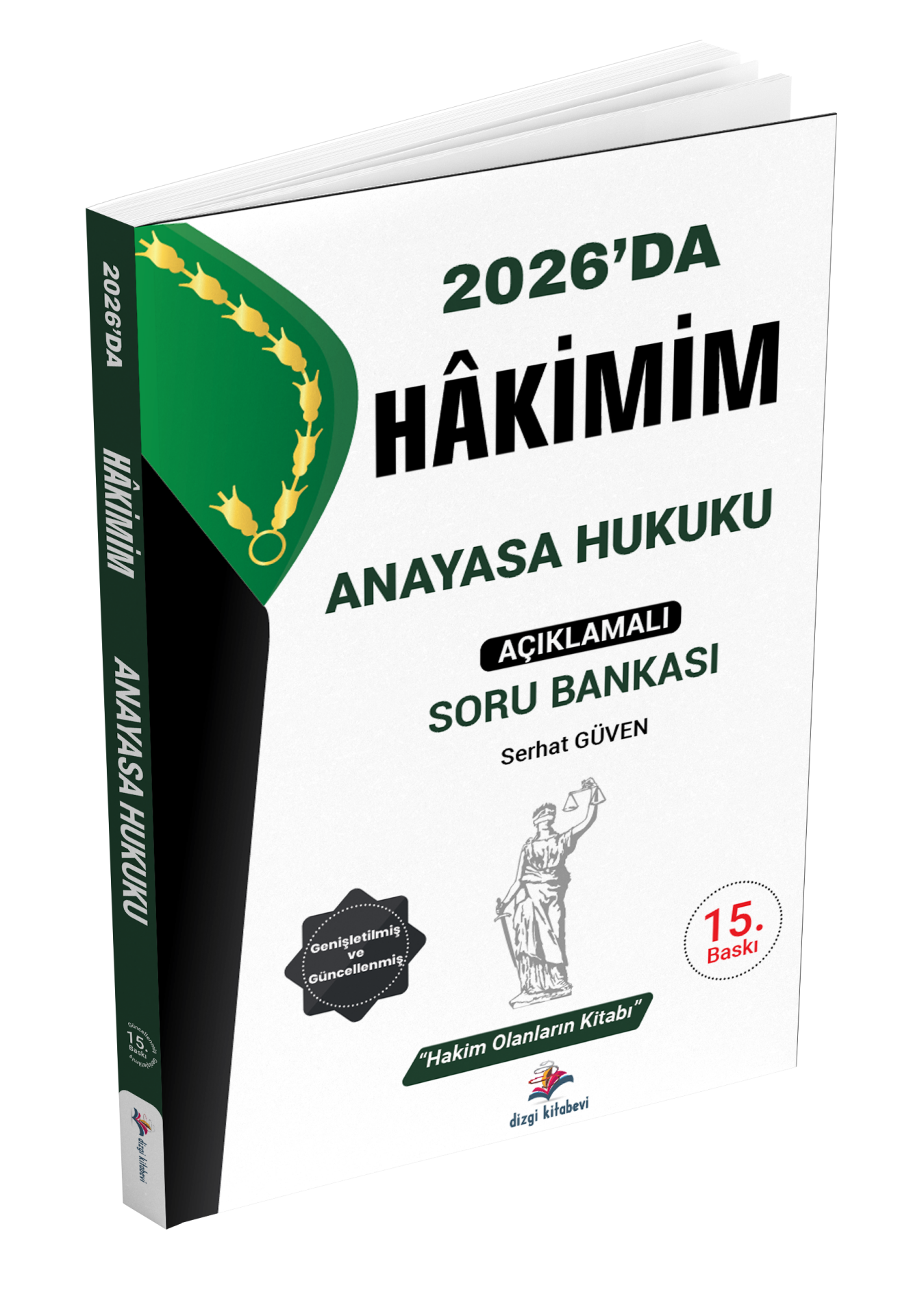 Dizgi Kitap Hakimim Anayasa Hukuku Açıklamalı Soru Bankası 15. Baskı