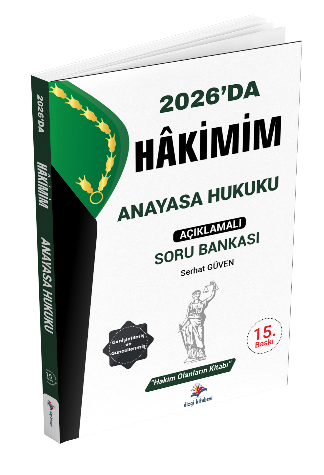 Dizgi Kitap Hakimim Anayasa Hukuku Açıklamalı Soru Bankası 15. Baskı
