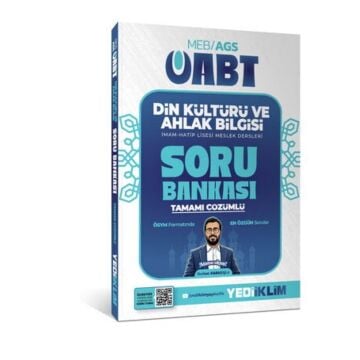 Yediiklim Yayınları 2027 MEB-AGS ÖABT Din Kültürü ve Ahlak Bilgisi Tamamı Çözümlü Soru Bankası Burhan Karakışla