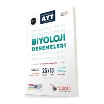 Limit Yayınları AYT 25 li Biyoloji Deneme