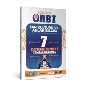 Yediiklim Yayınları 2027 MEB-AGS ÖABT Yakut Din Kültürü Ve Ahlak Bilgisi Tamamı Çözümlü 7 Deneme Sınavı Burhan Karakışla