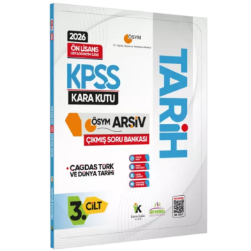 2026 KPSS Önlisans/Ortaöğretim Tarihin Kara Kutusu 3.Cilt ÖSYM Çıkmış Soru Bankası Konu Özetli Çözüm İnformal Yayınları