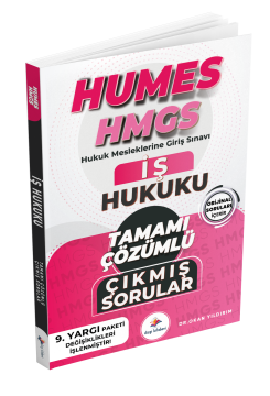 Dizgi Kitap 2026 Humes HMGS Hukuk Mesleklerine Giriş Sınavı İş Hukuku Tamamı Çözümlü Orijinal Çıkmış Sorular