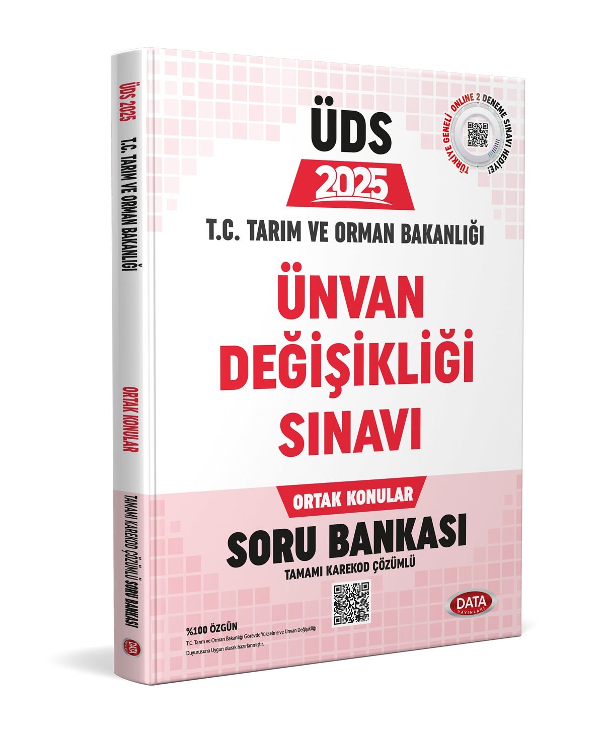 T.C. Tarım Ve Orman Bakanlığı Ünvan Değişikliği Sınavı Ortak Konular Soru Bankası Data Yayınları