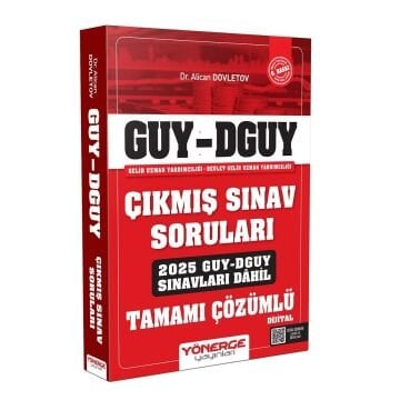 2026 GUY DGUY Gelir Uzman Yardımcılığı Çıkmış Sınav Soruları 6. Baskı - Alican Dovletov Yönerge Yayınları