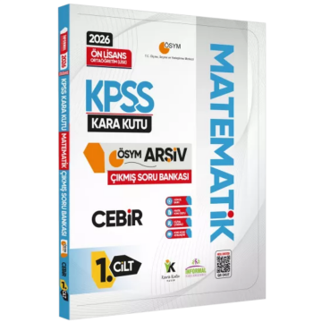 2026 KPSS Önlisans/Ortaöğretim MATEMATİK Kara Kutusu 1.Cilt CEBİR ÖSYM Çıkmış Soru Bankası Çözümlü İnformal Yayınları