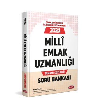 Data Yayınları Milli Emlak Uzmanlığı Özel Sınavı Tamamı Çözümlü Soru Bankası