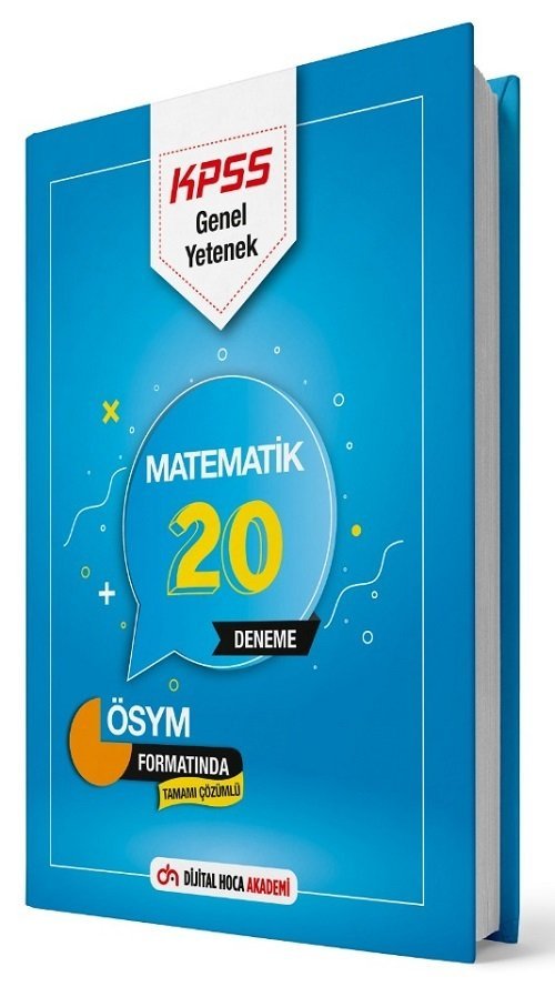 Dijital Hoca KPSS Matematik 20 Deneme Çözümlü Dijital Hoca Akademi