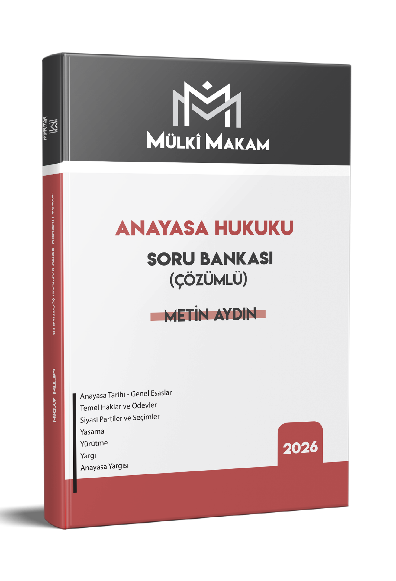 Mülki Makam Anayasa Hukuku Soru Bankası (Çözümlü) Metin Aydın Statü Akademi