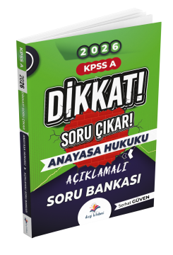 Dizgi Kitap 2026 KPSS A Dikkat Soru Çıkar Anayasa Hukuku Açıklamalı Soru Bankası Serhat Güven