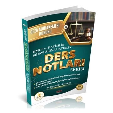 Savaş Yayınları HUKAL HMGS-HAKİMLİK Ceza Muhakemesi Hukuku Ders Notları