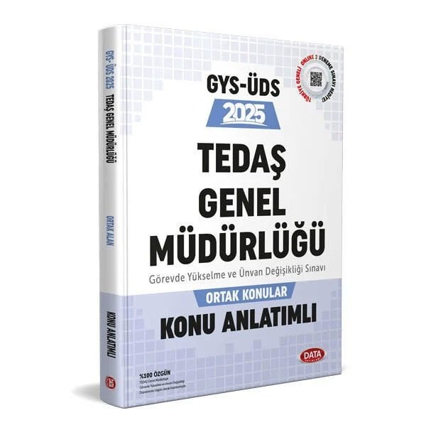 Tedaş Genel Müdürlüğü GYS-ÜDS Ortak Konular Konu Anlatımlı Data Yayınları
