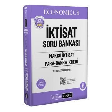 2026 KPSS A Grubu Economicus Makro İktisat ve Para-Banka-Kredi Tamamı Çözümlü Soru Bankası (cilt 2) Pegem Yayınları