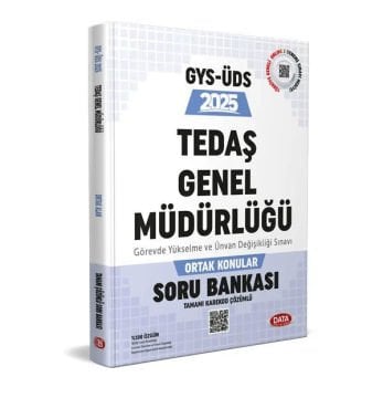 Tedaş Genel Müdürlüğü GYS-ÜDS Ortak Konular Soru Bankası - Karekod Çözümlü Data Yayınları