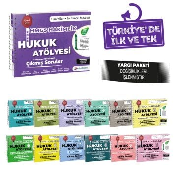Dizgi Kitap Hukuk Atölyesi HMGS Hakimlik Tamamı Çözümlü Çıkmış Sorular Seti