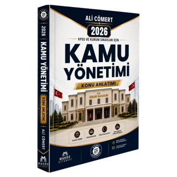 Makro Kitap 2026 Kamu Akademisi KPSS, Kaymakamlık ve Kurum Sınavları İçin Kamu Yönetimi Konu Anlatımı