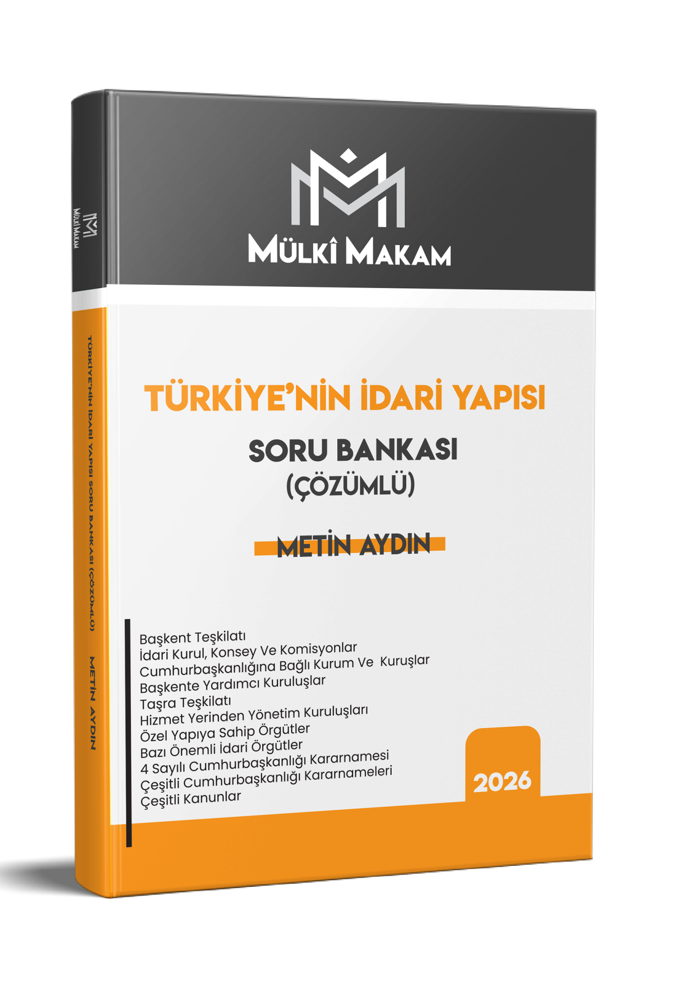 Mülki Makam Türkiye'nin İdari Yapısı Soru Bankası (Çözümlü) Metin Aydın Statü Akademi
