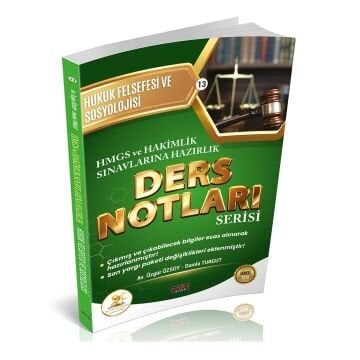 Savaş Yayınları HUKAL HMGS-HAKİMLİK Hukuk Felsefesi ve Sosyolojisi Ders Notları