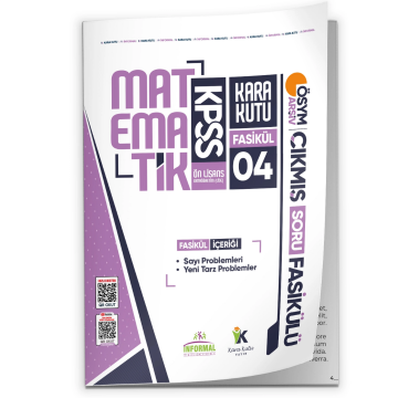 2026 KPSS Ön Lisans Matematik Kara Kutu 4.Fasikül ÖSYM Çıkmış Soru YENİ TARZ-SAYI PROBLEMLERİ İnformal Yayınları