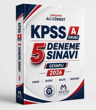 Makro Kitap 2026 Kamu Akademisi KPSS A Grubu Cevaplı 5 Deneme