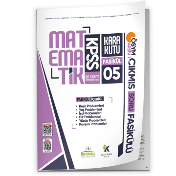 2026 KPSS Ön Lisans Matematik Kara Kutu 5.Fasikül ÖSYM Çıkmış Soru Bankası PROBLEMLER 2 Çözümlü İnformal Yayınları