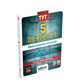Miray Yayınları TYT Tüm Dersler 5 Fasikül Deneme Video Çözümlü