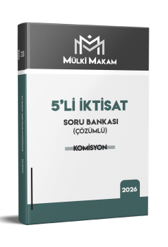 Mülkî Makam Beşli İktisat Çözümlü Soru Bankası (Para Banka - Uluslararası İktisat - Büyüme ve Kalkınma- Türkiye Ekonomisi - İktisat Okulları Statü Akademi