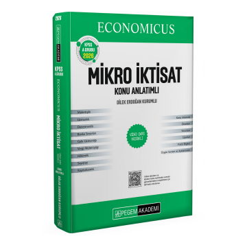 Pegem Akademi KPSS A Grubu Economicus Mikro İktisat Konu Anlatımlı