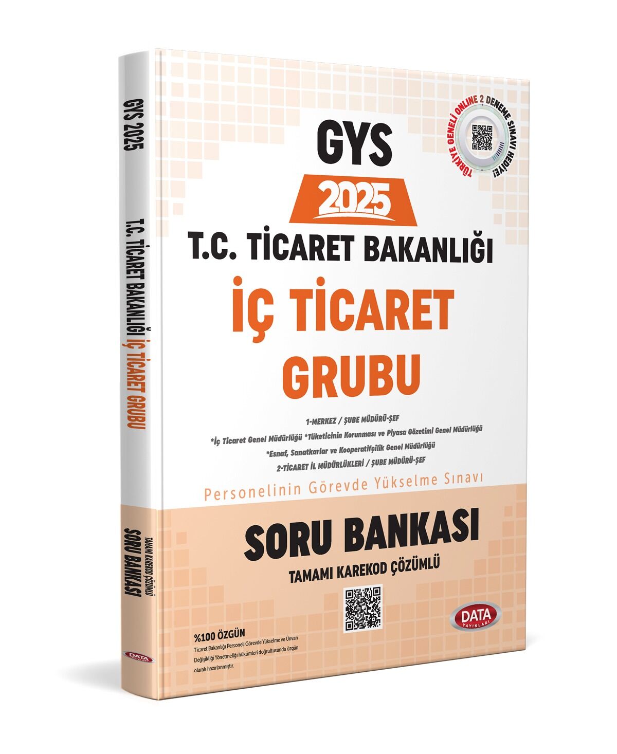 Ticaret Bakanlığı İç Ticaret Grubu Soru Bankası - Karekod Çözümlü Data Yayınları