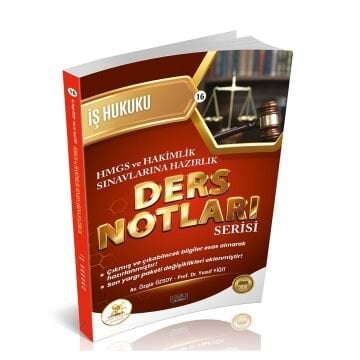 Savaş Yayınları HUKAL HMGS-HAKİMLİK İş Hukuku Ders Notları