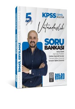 Retro Yayıncılık 2026 KPSS Genel Kültür Vatandaşlık Soru Bankası İsmail Eryılmaz