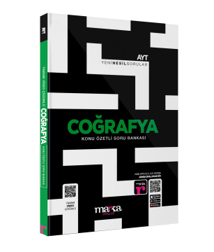 2026 AYT Coğrafya Konu Özetli Yeni Nesil Soru Bankası Tamamı Video Çözümlü Marka Yayınları