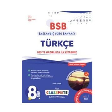 Okyanus Yayınları 8. Sınıf Türkçe Classmate Başlangıç Soru Bankası