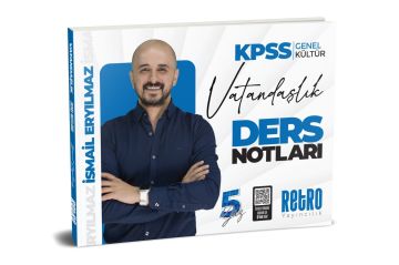 Retro Yayıncılık 2026 KPSS Genel Kültür Vatandaşlık Ders Notları İsmail Eryılmaz