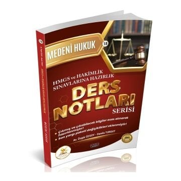 HUKAL HMGS-HAKİMLİK Medeni Hukuk Ders Notları Savaş Yayınları