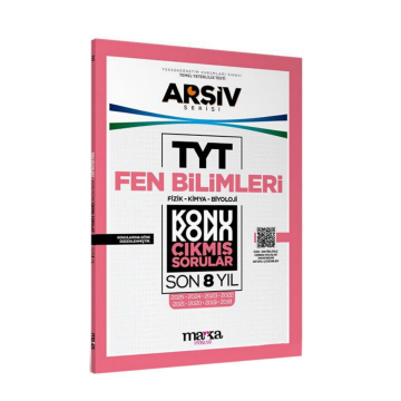 Marka Yayınları TYT Fen Bilimleri Konu Konu Çıkmış Sorular Son 8 yıl Çıkmış Sorular