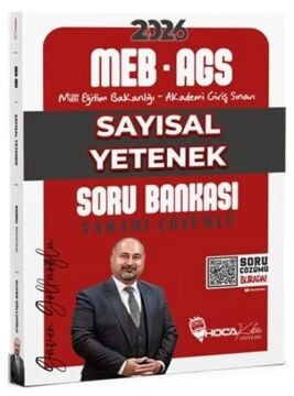 2026 MEB-AGS Sayısal Yetenek Soru Bankası Çözümlü - Güven Göllüoğlu Hoca Kafası Yayınları