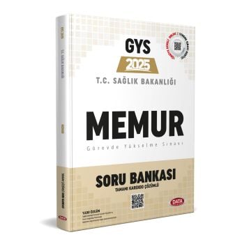 T.C. Sağlık Bakanlığı Memur VHKİ GYS Soru Bankası - Karekod Çözümlü Data Yayınları