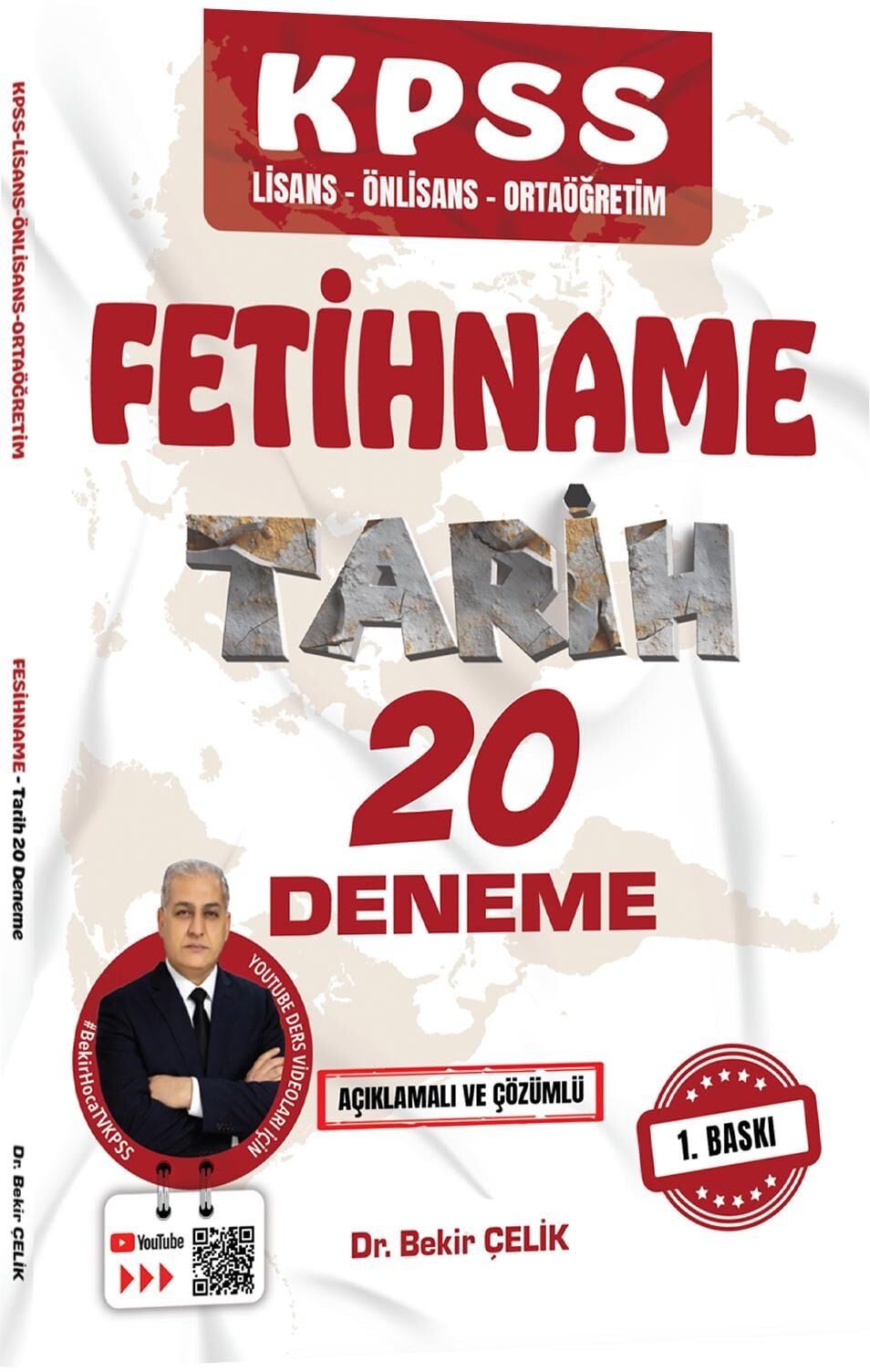 2026 KPSS FETİHNAME Tarih Tamamı Çözümlü 20 Deneme Bekir Çelik