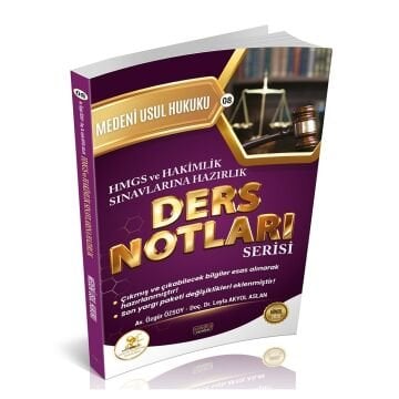HUKAL HMGS-HAKİMLİK Medeni Usul Hukuku Ders Notları Savaş Yayınları