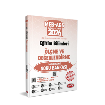 2026 MEB-AGS Eğitim Bilimleri Ölçme ve Değerlendirme Tamamı Çözümlü Soru Bankası Data Yayınları